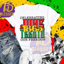 Load image into Gallery viewer, Celebrating Juneteenth 1865