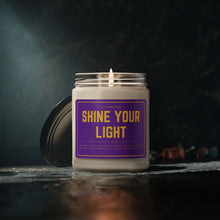Load image into Gallery viewer, Scented Soy Candle - Shine Your Light, Aromatherapy Candle, Eco-Friendly Gift, Relaxation, Home Decor, Self-Care, Mindfulness
