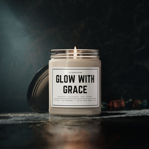 Glow with Grace Scented Soy Candle, 9oz