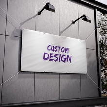 Load image into Gallery viewer, Custom Vinyl Banner — Personalized Outdoor/Indoor Signage for Events, Promotions, &amp; Yard Displays
