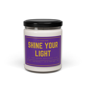 Scented Soy Candle - Shine Your Light, Aromatherapy Candle, Eco-Friendly Gift, Relaxation, Home Decor, Self-Care, Mindfulness