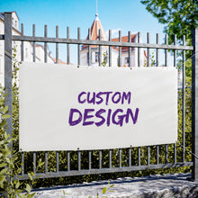 Load image into Gallery viewer, Custom Vinyl Banner — Personalized Outdoor/Indoor Signage for Events, Promotions, &amp; Yard Displays
