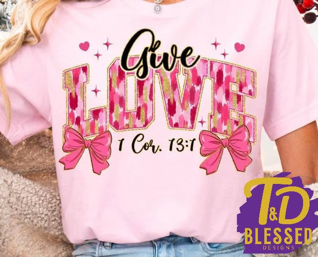 Give love valentines