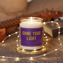 Load image into Gallery viewer, Scented Soy Candle - Shine Your Light, Aromatherapy Candle, Eco-Friendly Gift, Relaxation, Home Decor, Self-Care, Mindfulness
