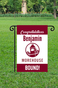 Personalized Graduation/College Bound Garden Flag