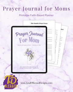 Prayer Journal for Moms – Faith-Filled Daily & Weekly Devotional Planner