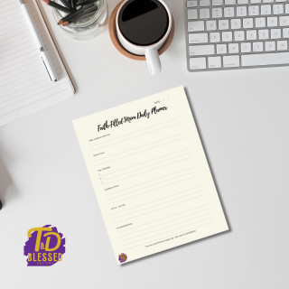 Faith-Filled Mom Daily Planner