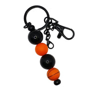 Load image into Gallery viewer, 🏀⚾ Sports-Themed Beaded Keychains | Handmade Team Spirit Accessory
