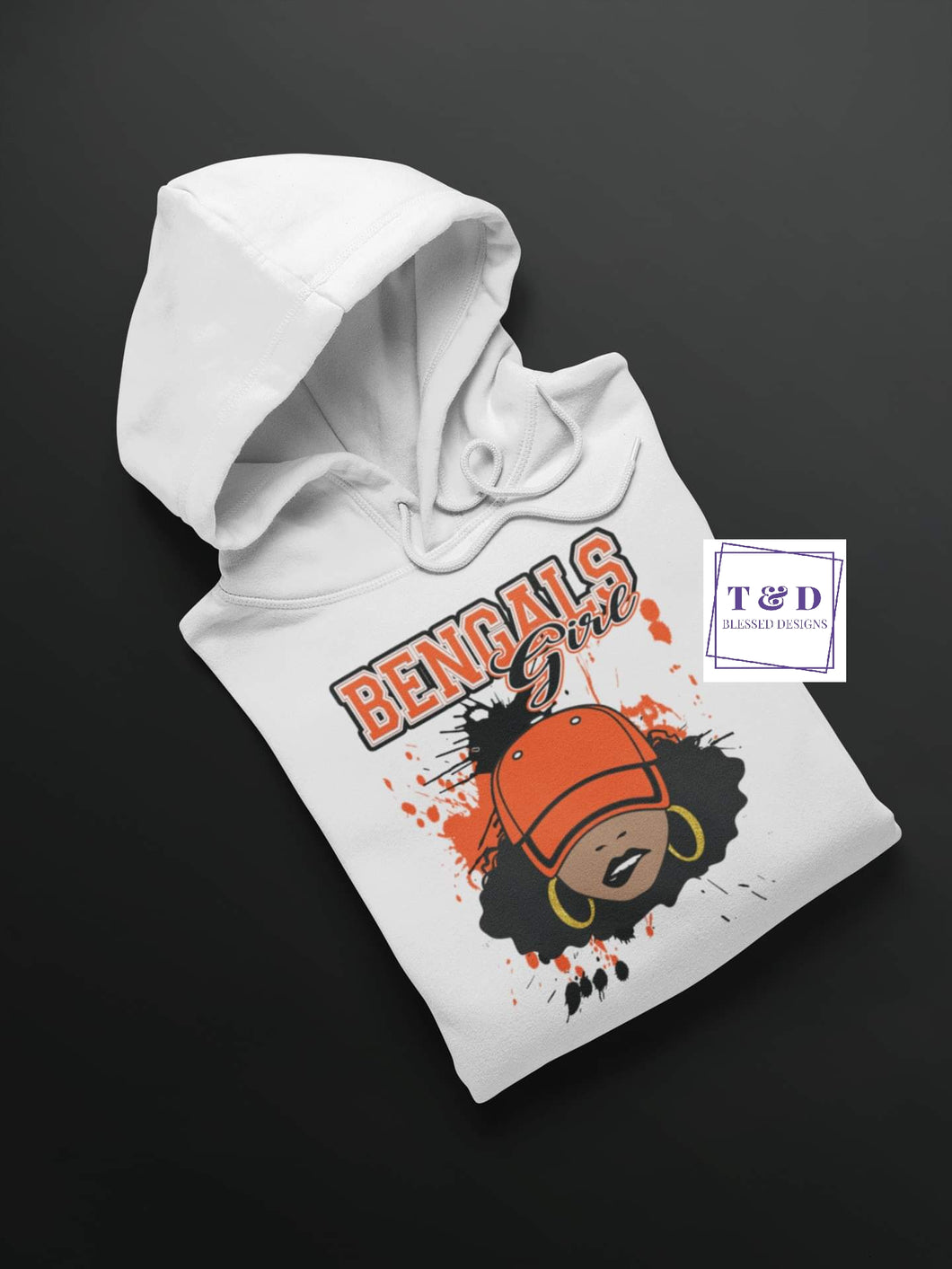 Football Girl Hoodie